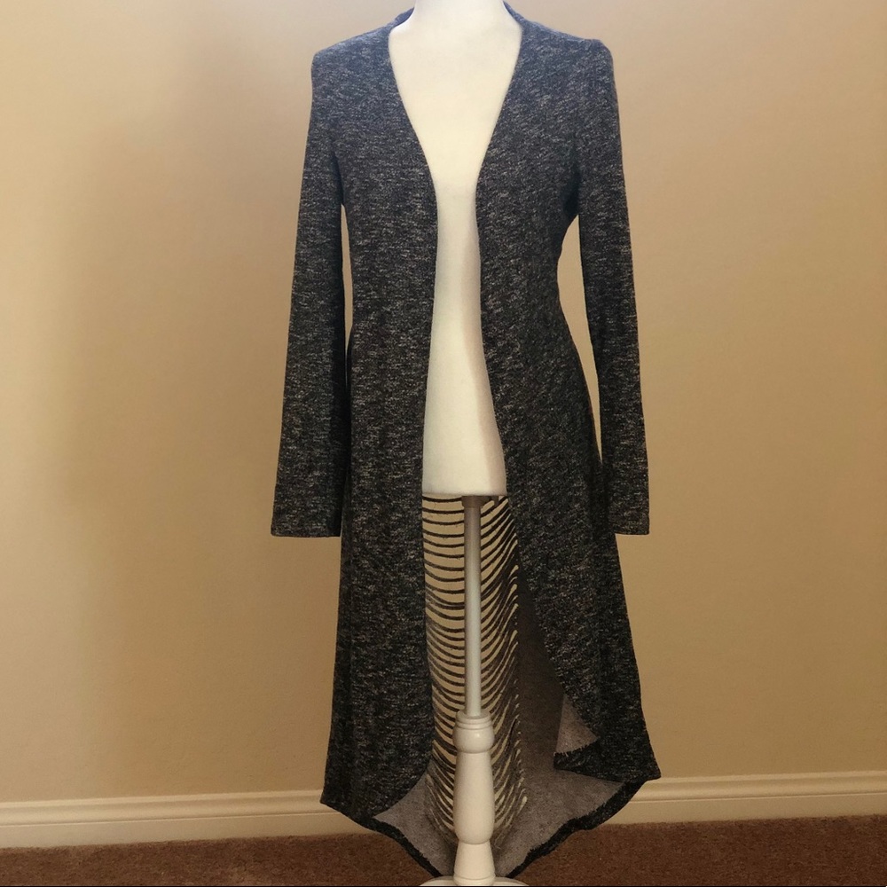 Edgy Grey Cardigan